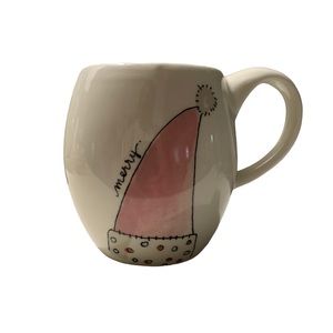 Rae Dunn Magenta Merry coffee MUG